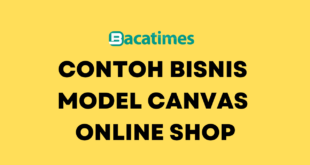 Contoh Bisnis Model Canvas Online Shop www.bacatimes.com